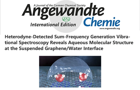 《Angewandte Chemie International Edition》：理论光谱计算和实验测量合力揭示石墨烯-水界面的微观结构