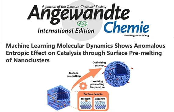 《Angewandte Chemie International Edition》：机器学习分子动力学模拟揭示表面预熔调控催化活性新机制